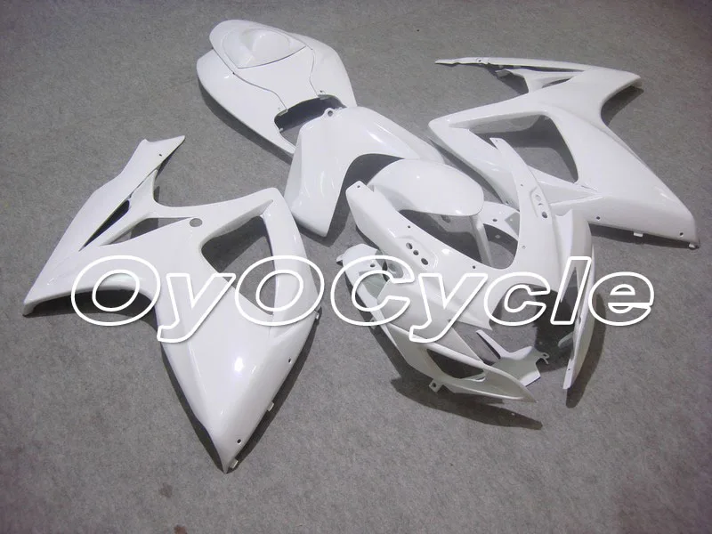 

For Suzuki 06-07 GSXR600 GSXR750 K6 K7 GSXR 600 750 Injection Motorcycle ABS Fairing Bodywork Kit 2006 2007 White