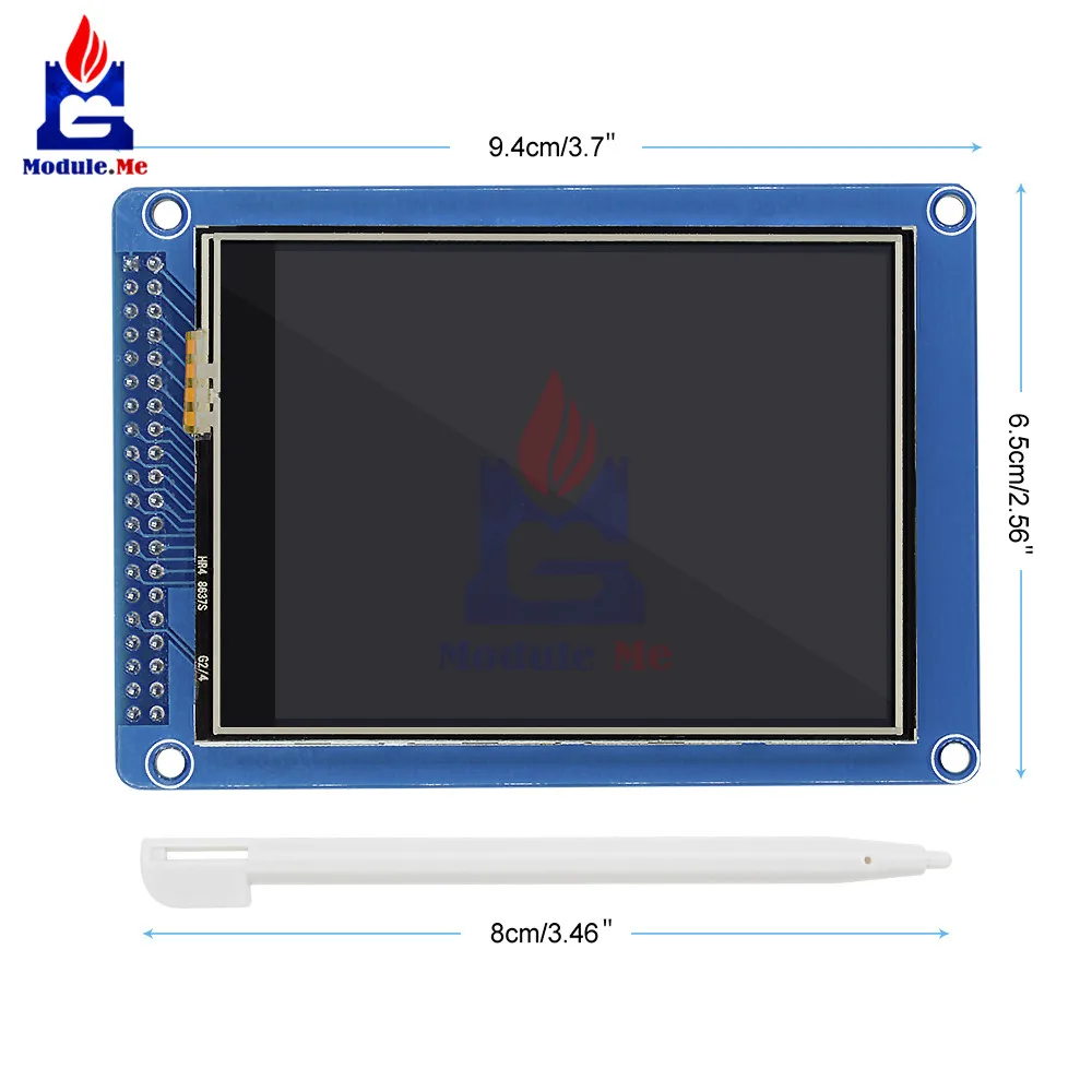 3,2 дюймов 240x320 TFT lcd модуль дисплей с сенсорной панелью sd-карта, чем 128x64 lcd