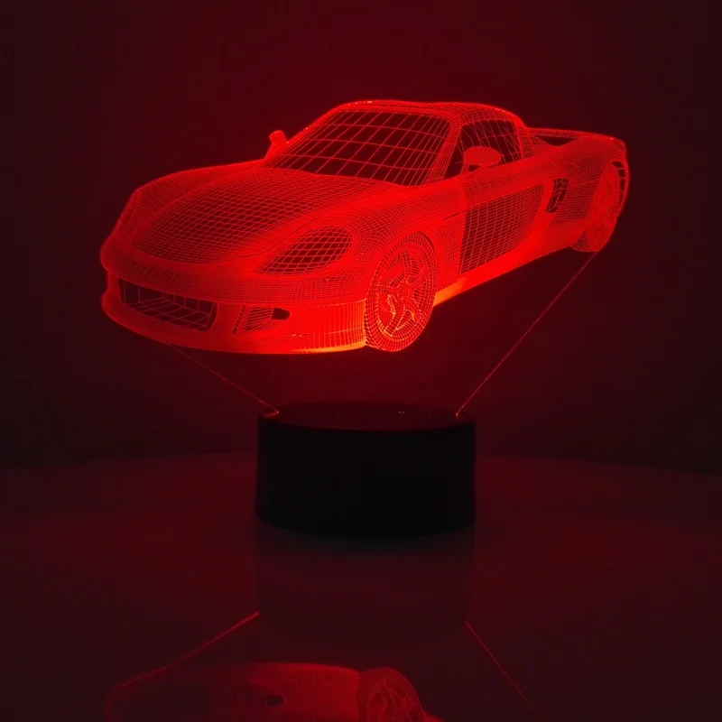 sports car 3D LED light 800
