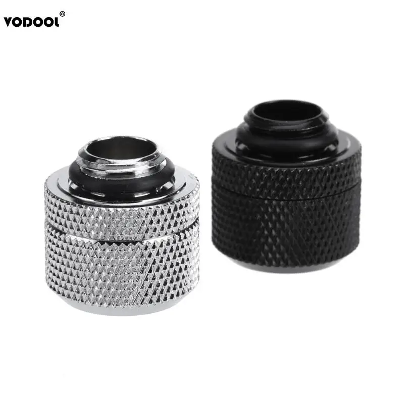 14mm G1/4 Thread Acrylic Hard Tube Fitting Hand Twist 3 Laps 10x14mm Connector For PC Computer Component Water Cooling System