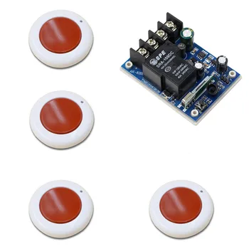 

Wide Voltage DC 12V-48V Wireless Remote Control Switch System 40A 1CH Relay Receiver Transmitter For Home Light Curtain Gate
