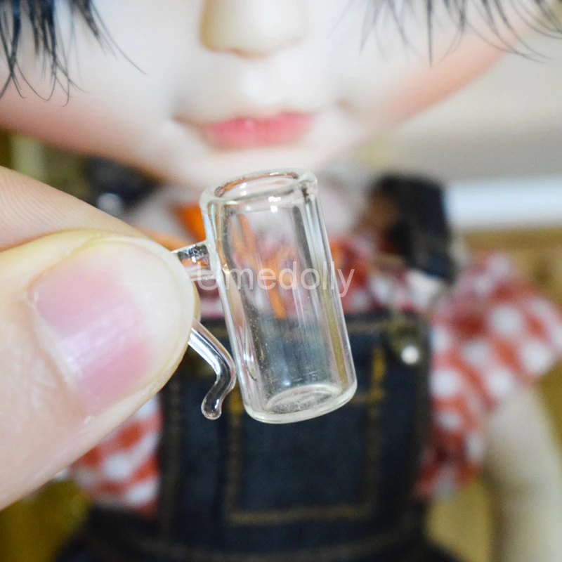 1/6 1/12 кукольный домик миниатюрная стеклянная мини-чашка бутылка ролевые игры кухонные аксессуары для Pullip Blyth куклы-Барби игрушки