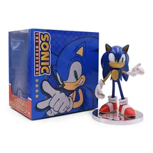 Buy Cartoon Sonic Action Figures 17CM Vivid Nendoroid Changeable Models PVC Children Toys Gifts Collections Free Shipping