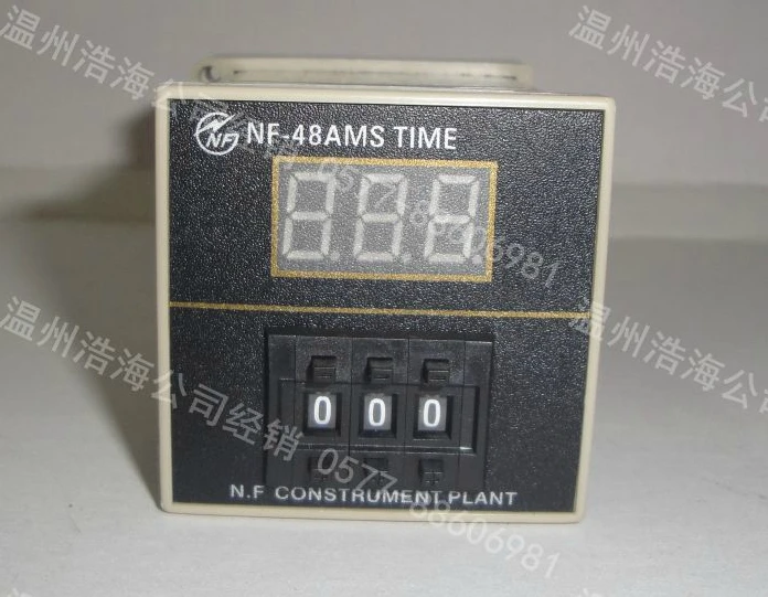 

Creasing machine cutting machine beer special time relay NF-48AMS TIME Voltage 24v/36v/220v