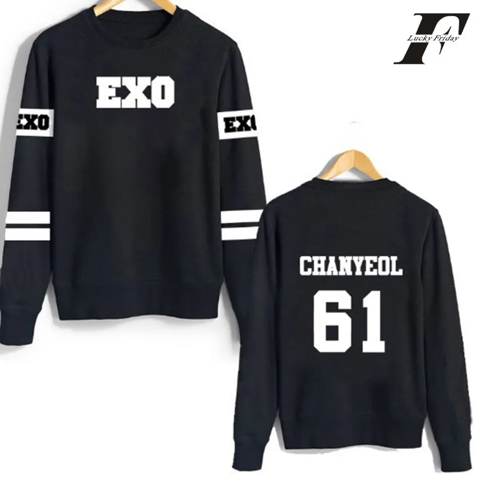 Kpop Exo толстовка с капюшоном Kar Sehun Xiumin Baekhyun Terra наклейка для женщин/мужчин Harajuku