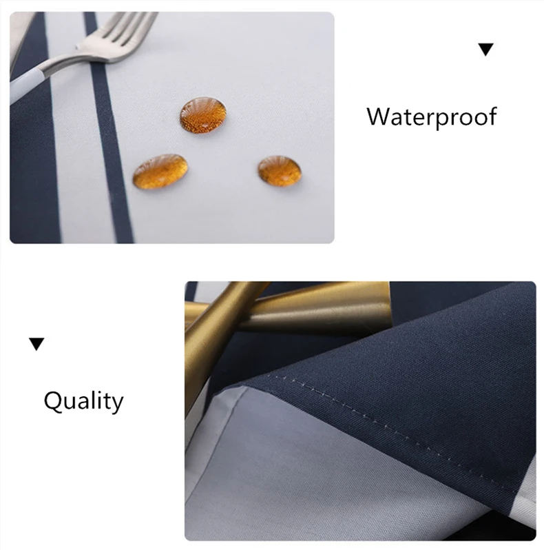 Creative Patchwork Color Waterproof Table Cloth 1pcs Quality Thicken Farbic Table Cover Home Dinner End Tablecloth tafelkleed