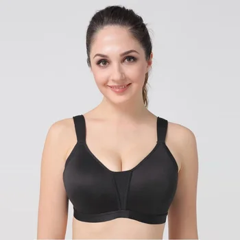 

Black Back Closure Push Up Bra Full Cup Bra Comfort Brassiere Soutien Gorge Bralette Wide Shoulder Straps Padded Bra