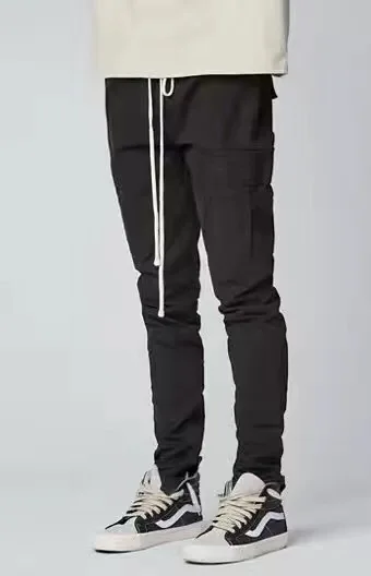 Высококачественные модные длинные брюки-карго с эластичной резинкой на талии, повседневные мужские камуфляжные штаны на молнии в стиле хип-хоп, повседневные спортивные штаны
