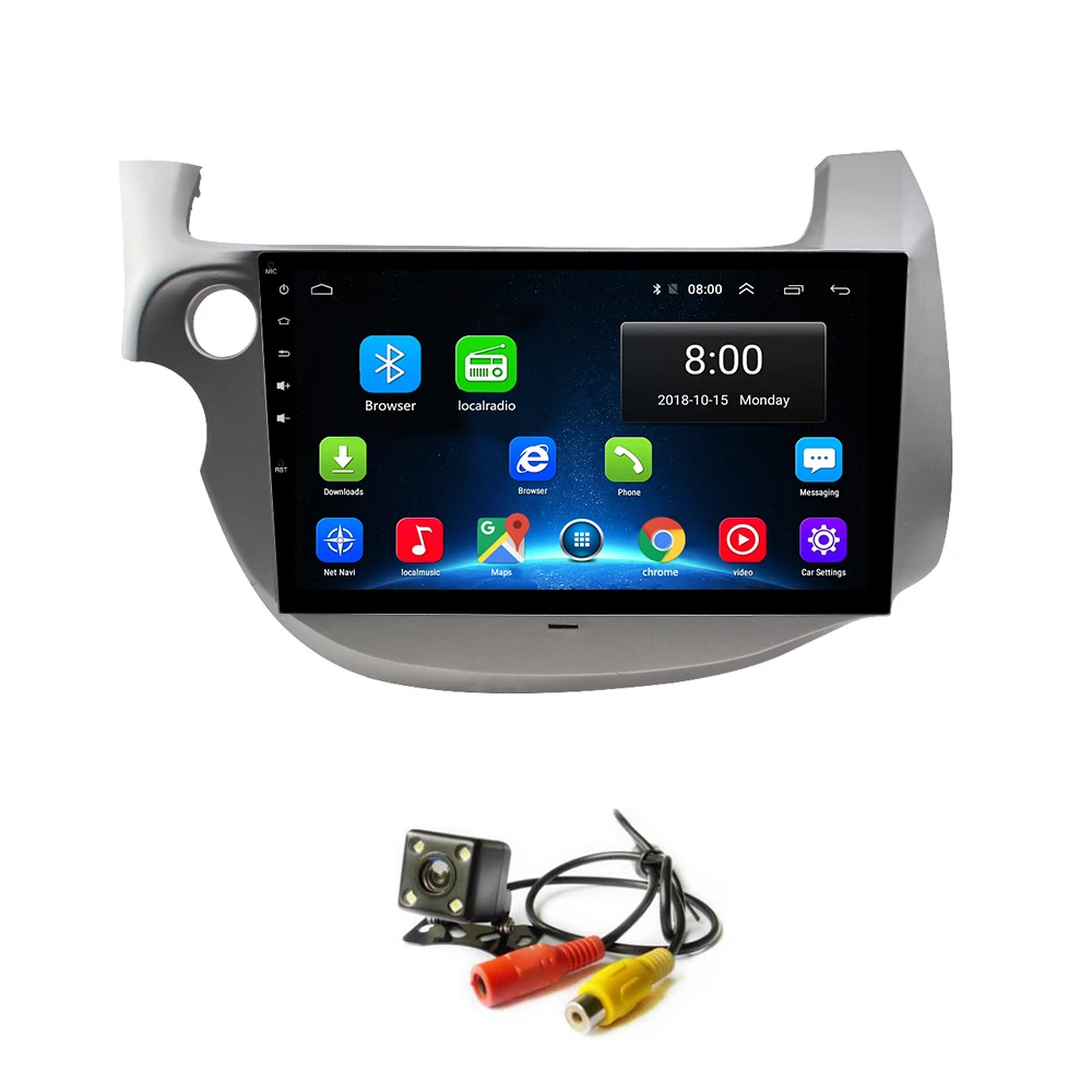 Best Android 8.1 Car Radio GPS Navigation Player for Honda Fit 2007-2013 Car Stereo Multimedia Video Head Unit Wifi Bluetooth Scree 0