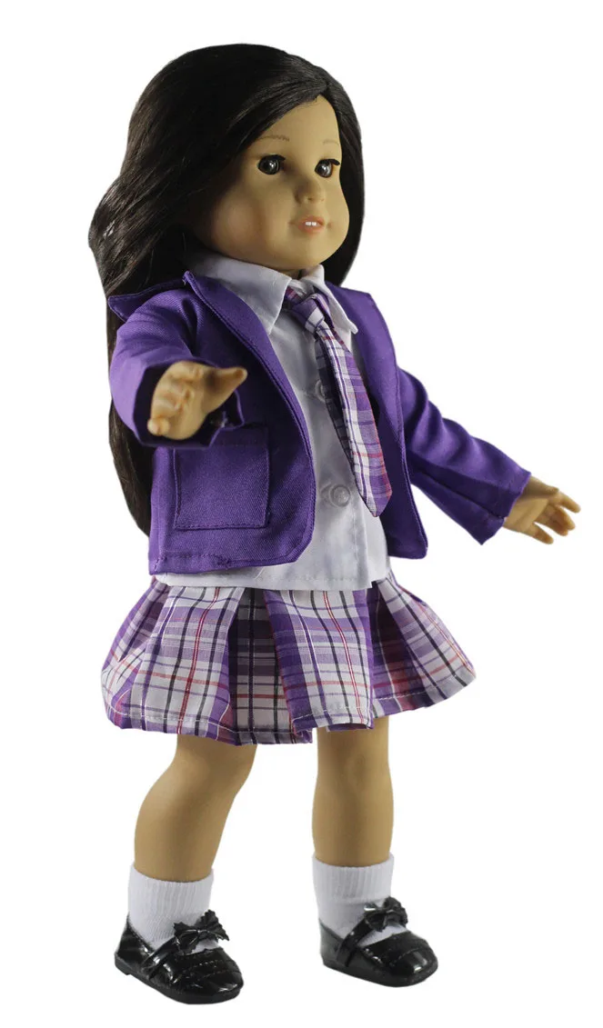 1 компл. Школьный костюм куклы одежда для 1" американская кукла X23
