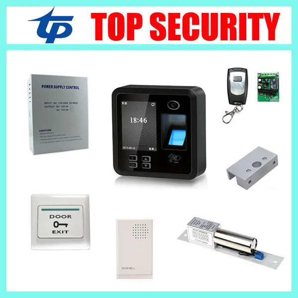 Cheap biometric fingerprint door access control system TCP/IP fingerprint reader with bolt lock and power supply