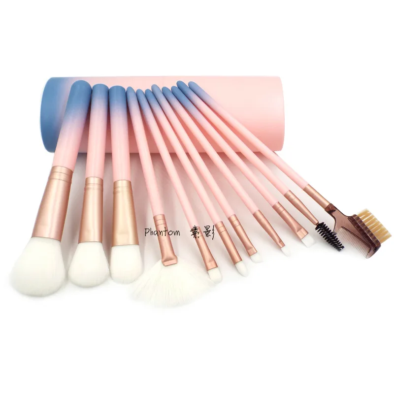 Professional 12pcs Makeup Brushes Set Powder Blush Contour Brush