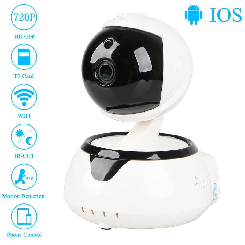 

HD 720P Wifi Wireless IP Camera P2P Pan/Tilt Home Security Surveillance Remote Network CCTV Cam Baby Kid Nanny Monitor DVR8701