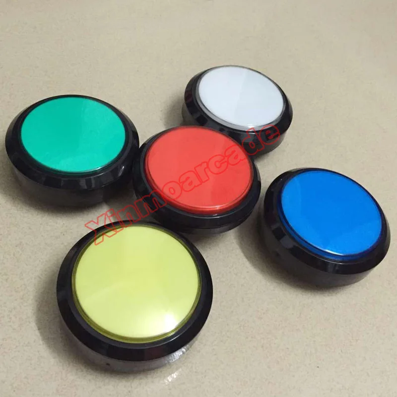 wholesale 5pcs of 100mm Round 12v illuminated LED arcade Push Button with Micro-switch For JAMME MAME machine 5 colors available wholesale 5pcs of 100mm Round 12v illuminated LED arcade Push Button with Micro-switch For JAMME MAME machine 5 colors available