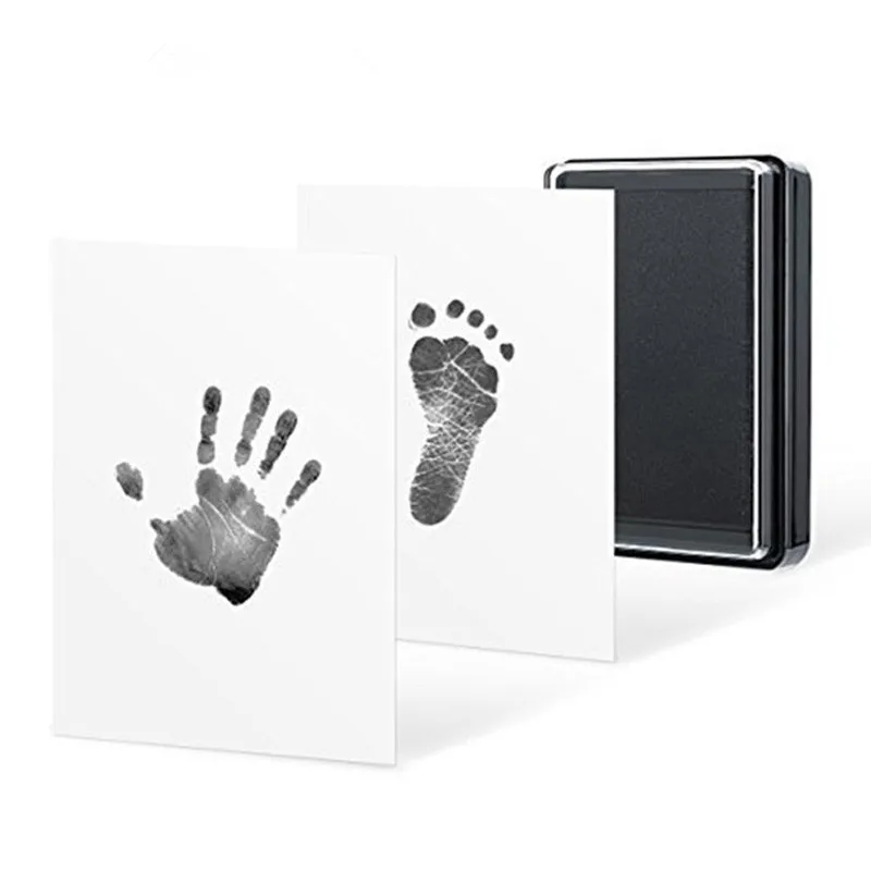 

BalleenShiny Baby Handprint and Footprint Ink Pad 100% Non-Toxic Inkless Safe Imprint Souvenir Hand & Footprint Makers Toy Gift