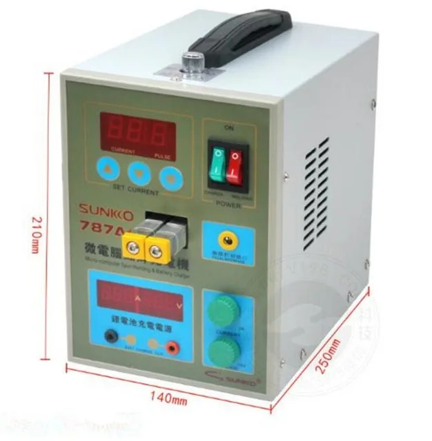 

Spot Welder with LED light Battery Welder Applicable Notebook & Phone Battery Precision Welding Pedal 787A+ Battery Spot Welder