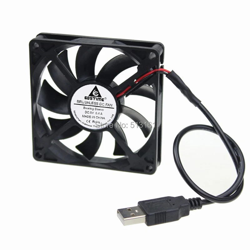 Gdstime 8015 5V USB разъем 8cm 80mm 80x80x15mm DC охлаждающий вентилятор охлаждения кулер|fan cooler|dc