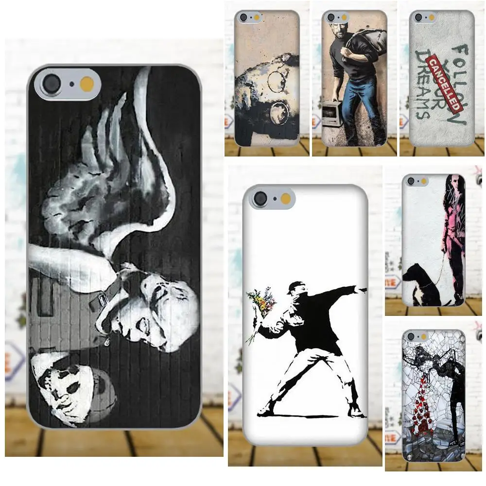 Koop Oedmeb Leuke Telefoon Gevallen Banksy Voor Xiaomi Redmi 5 4A 3 3 S Pro Mi4 Mi4i Mi5 Mi5S Mi Max Mix 2 Opmerking 3 4 Plus