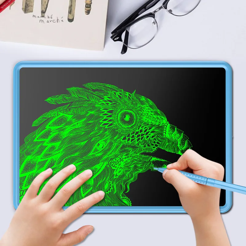 

Portable 12-inch LCD digital drawing tablet, children's puzzle can be used repeatedly to write learning drawing board