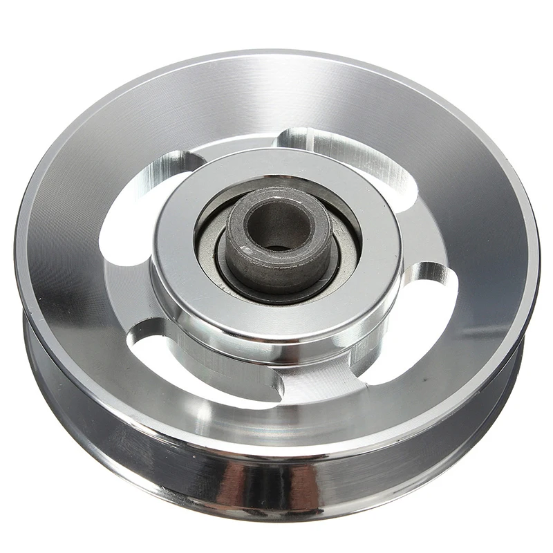 88mm Universal Aluminum Lift Heavy Load Bearing Pulley Wheel Cable Fitness Gym Equipment for Climbing Camping Pulley