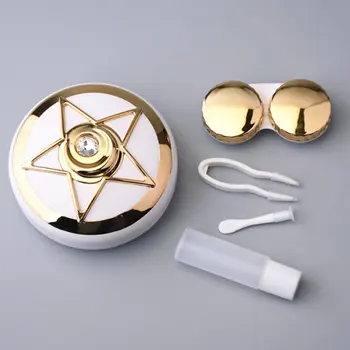 

Alice Star Diamond Contact Lens Case Portable Storage Contact Lens Case Box Holder Container Outdoor Travel Contact Lenses Box