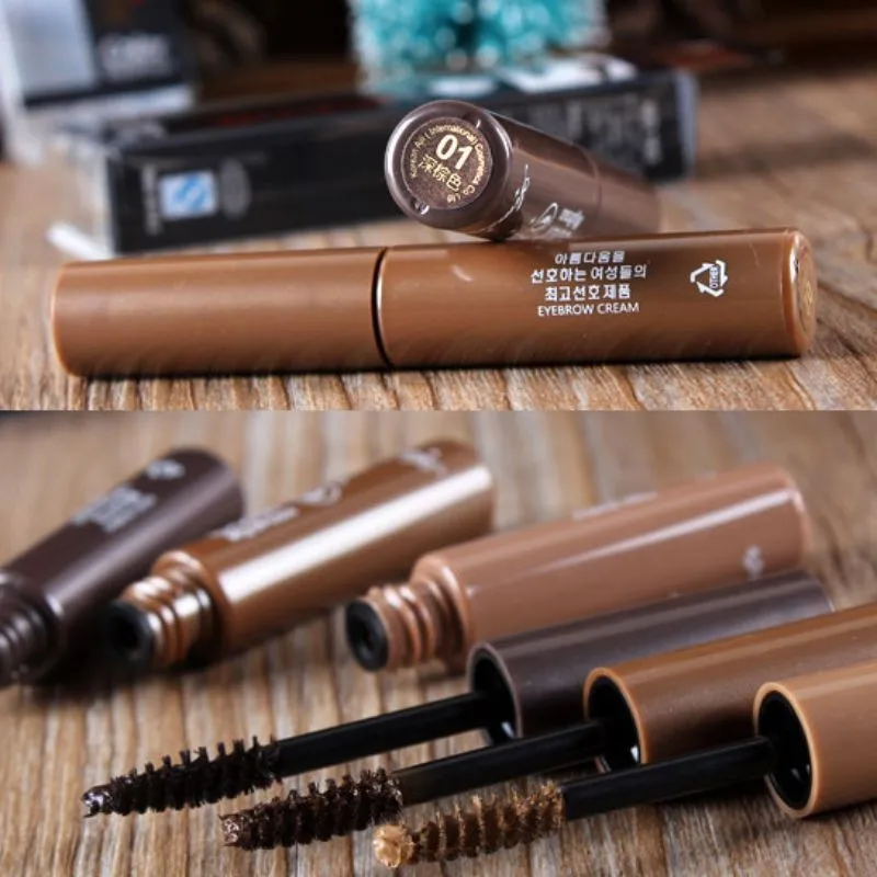 Маска Stylenanda коричневая натуральная краска для бровей кисточка для нанесения макияжа Водонепроницаемый Прочный карандаш для бровей