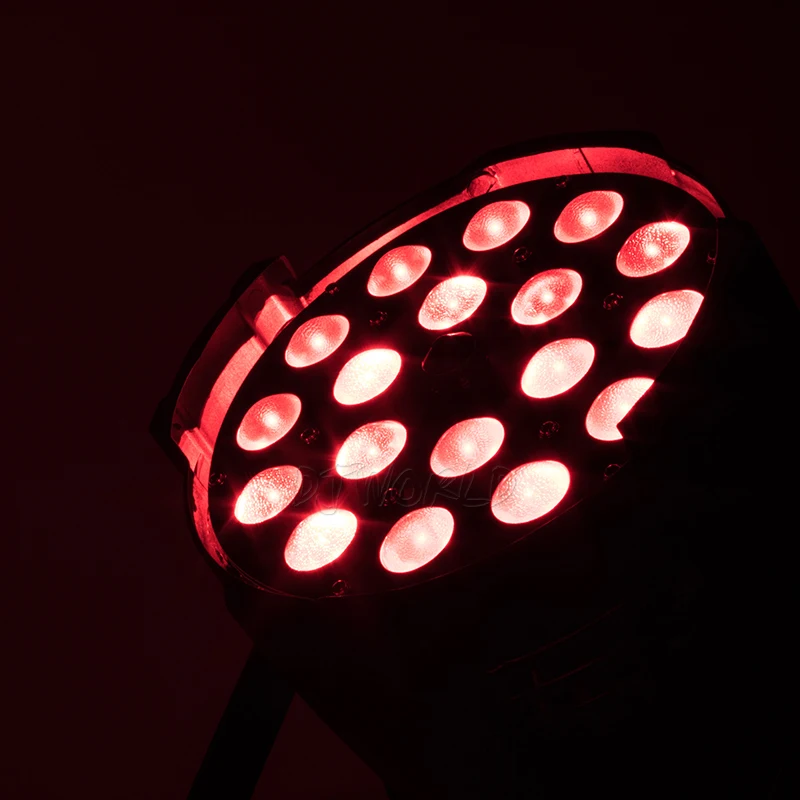 18*12 واط RGBW مصابيح ليد المكبرة مصباح موازي المستوى داخلي Led الاسمية التكبير DMX512 جيدة للديسكو DJ العارض آلة أعياد الميلاد الديكور ضوء