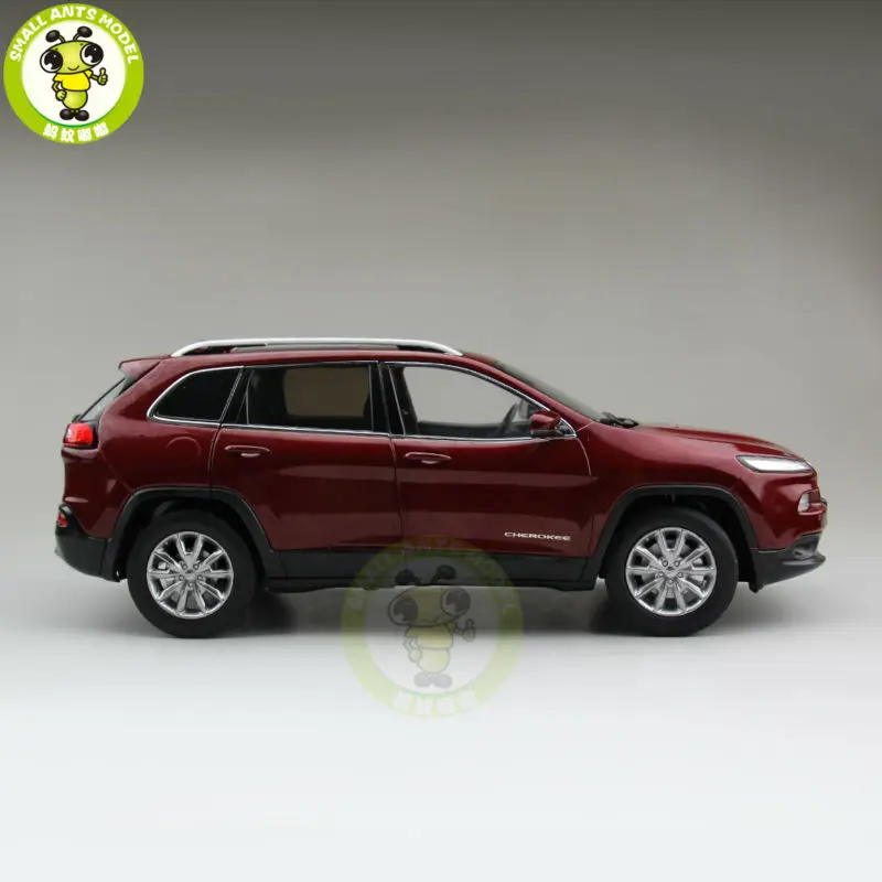 1/18 Jeep Cherokee литья под давлением металла автомобилей внедорожник Модель Коллекция подарков красного цвета