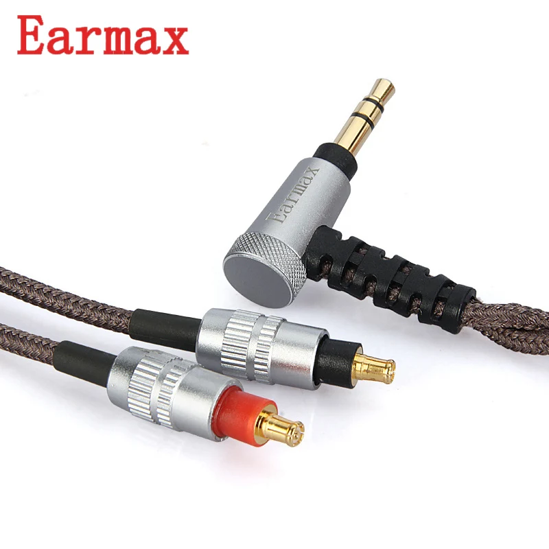 Earmax замена кабеля для Sennheiser-HD25 HD25-1 HD25-1 II HD25-C HD25-13 HD 25 наушников аудио кабель с 6,3 штепсельной вилки