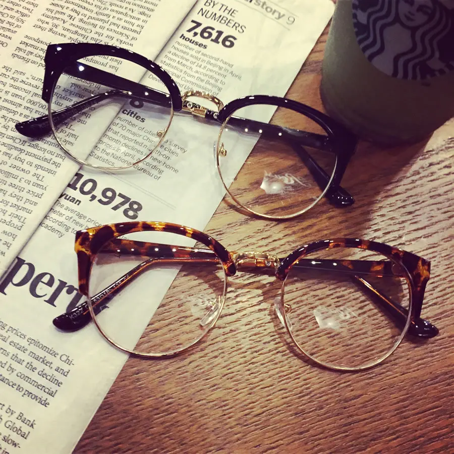 cheap-Brand-Fashion-Metal-Glasses-Frame-Retro-Woman-Men-Reading-Glass-Frame-UV-Protection-Clear-Lens