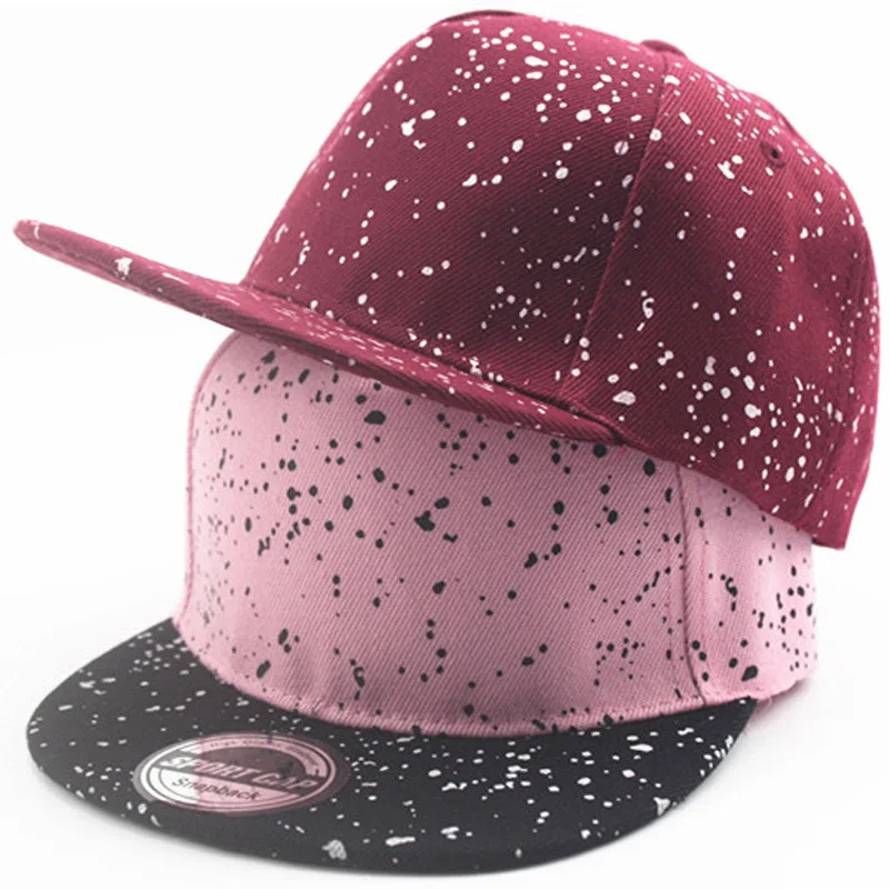 Kid Baseball Cap Snowflakes Graffiti Outdoor Sports Snapback Children Dance Hat Adjustable Summer Sun Dome Caps Casquette (10)