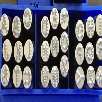 

12MM 14MM CHOICE dotted matrix english A-Z 1 Set Prodgf car steel jewelry punch stamp tool