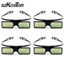 4 шт. 3D очки с активным затвором для проекторов Philips Sharp LG acer BenQ acer Dell Vivitek G15-DLP DLP-LINK DLP Link