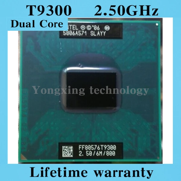 

Lifetime warranty Core 2 Duo T9300 2.5GHz 6M 800 Notebook processors Laptop CPU PGA 478pin  Official version Computer