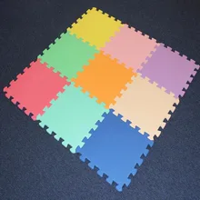 9 шт./пакет Meitoku детская пена EVA игра головоломка мат/разноцветные блокировать упражнения Плитки и ковровое покрытие Коврик для малыша, каждый размер: 30X30 см