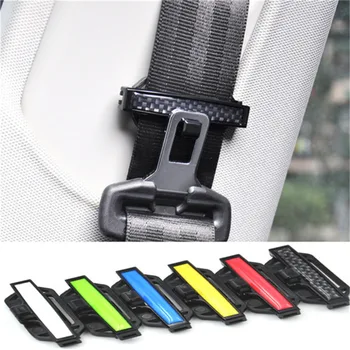 

2X Car Seat Belt Buckle Fixing Clip Car Styling Safety Belt Tension Adjuster Auto Seat Belt Adjusting Clip 53mm Car Accessories