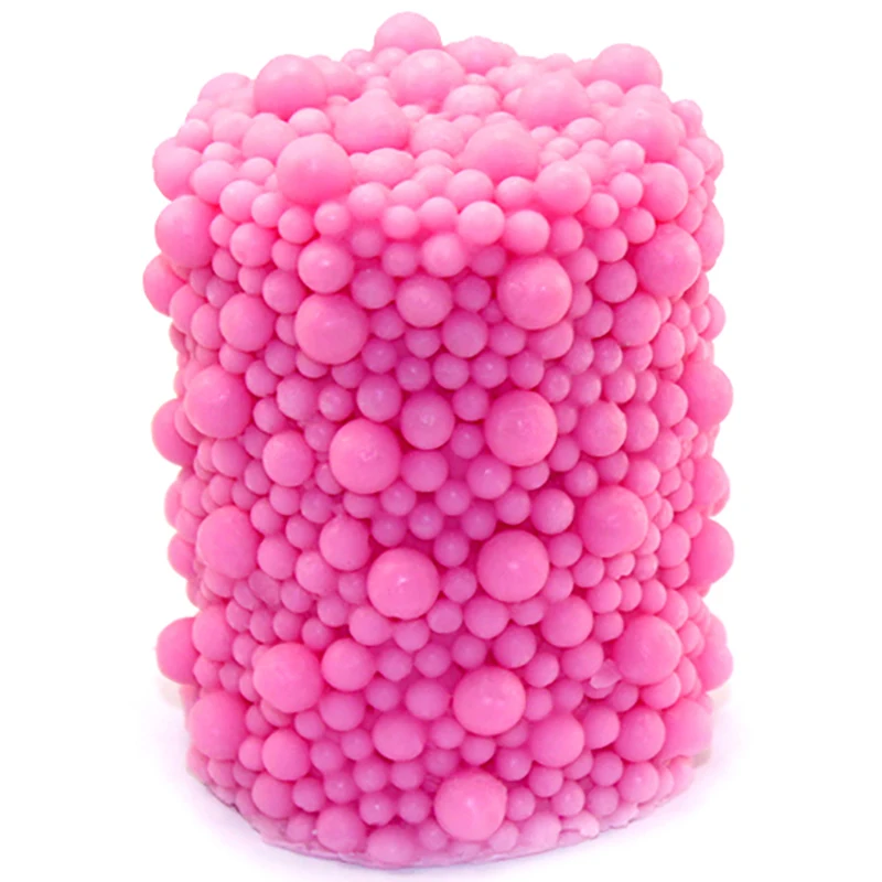 

3D Cylinder with Bubbles Shape Candle Silicone Mold DIY Handmade Soap Mould Craft Resin Clay Decorating Tool