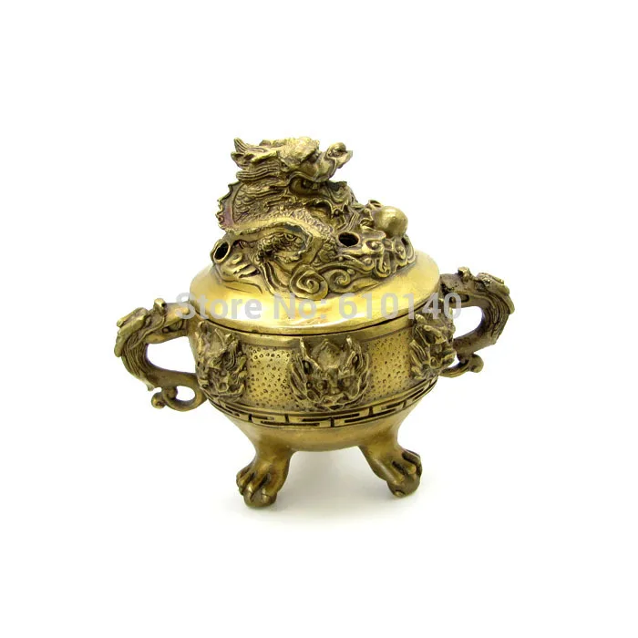 

Process leading feng shui ornaments sandalwood incense smoke oven Lucky enrichment evil town house