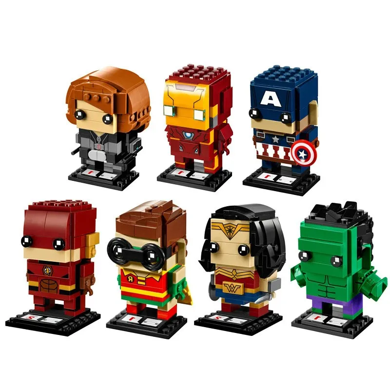 

Single Sale Superhero Armed Hulk Flash Building Blocks Bricks Models Toys For Children EDC FIT For Legoings For Minifigure