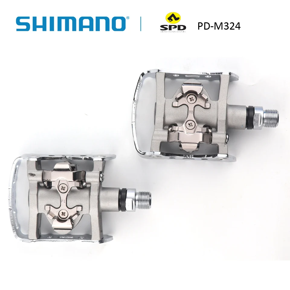 SHINMANO PD M324 педаль SPD дорожные педали включая. Набор SM SH56 для велосипедных