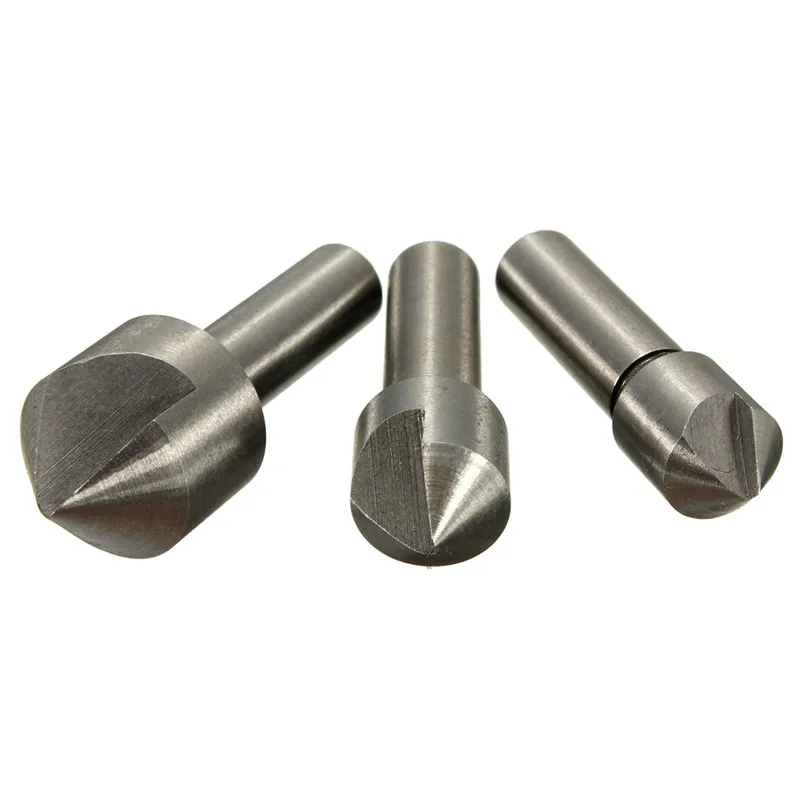 

High Speed Steel Countersink 3pcs / Set Steel Drill Hard Drill Metal 10mm 12mm 16mm Power Tools Woodworking Countersink