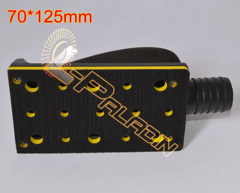 

70*125mm Hand Sanding Block Dust Free Square Grinding Pad for Hook & Loop Net Sandpaper Non-woven pad
