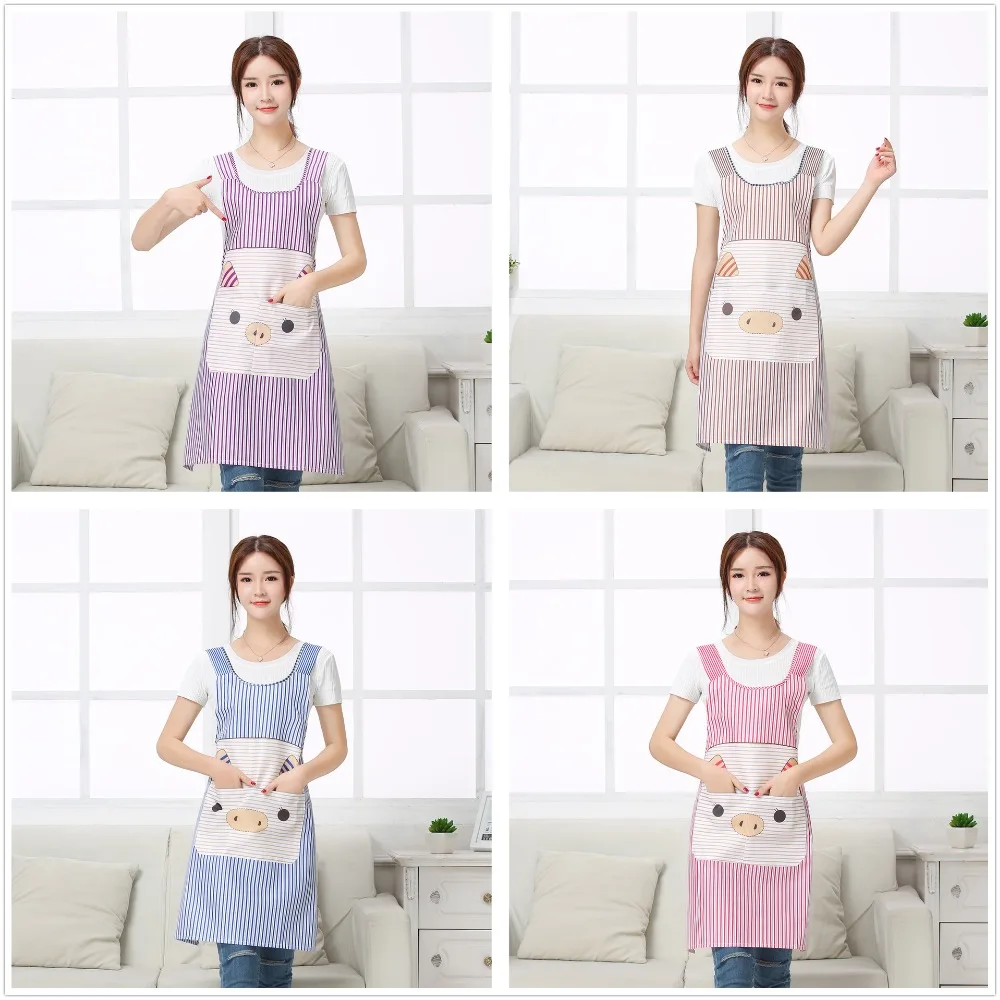 

1 piece new Aprons cartoom pig women fun kitchen superhero cooking kid sexy funny superman wonder woman flash apron party men