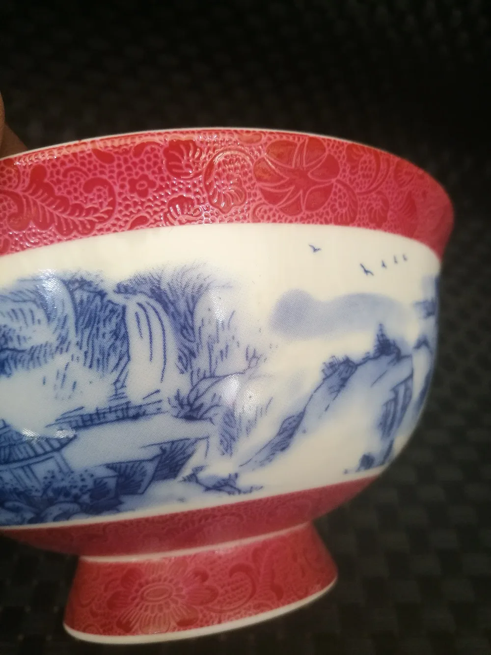 Китайская старая фарфоровая чаша пастельный сине белая чаша|pastel blue|bowl bluebowls porcelain