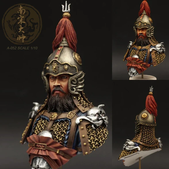 Koop 1 10 Hars Kits Zuidelijke Song dynastie knappe buste Resin soldier Cololess En zelf geassembleerde A 052