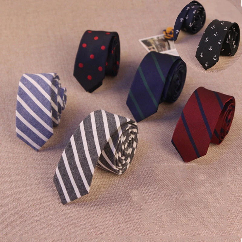 

Mantieqingway Brand Men's Business Suit Tie Slim 5cm Neck Tie Polyester Silk Ties for Men Striped & Plaid Printed Floral Necktie
