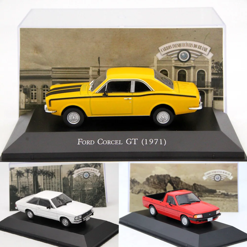 Goedkoop 143 Altaya Ixo Corgi Ford Mustang Corcel Pampa Sierra XR4 Escort XR3 Fiesta Gpa marinha F75 Galaxie Diecast Modellen Speelgoed Auto  S