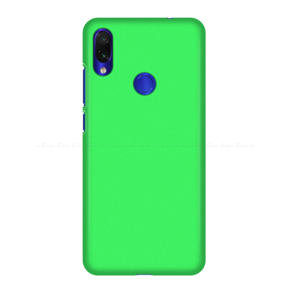 Жесткий PC матовый чехол для телефона Ультратонкий тонкий пластиковый чехол для Xiaomi Redmi K20 S2 Note 8 7 6 5 AI 5A Prime Plus Pro 8A 7A 6A GO - Цвет: Зеленый