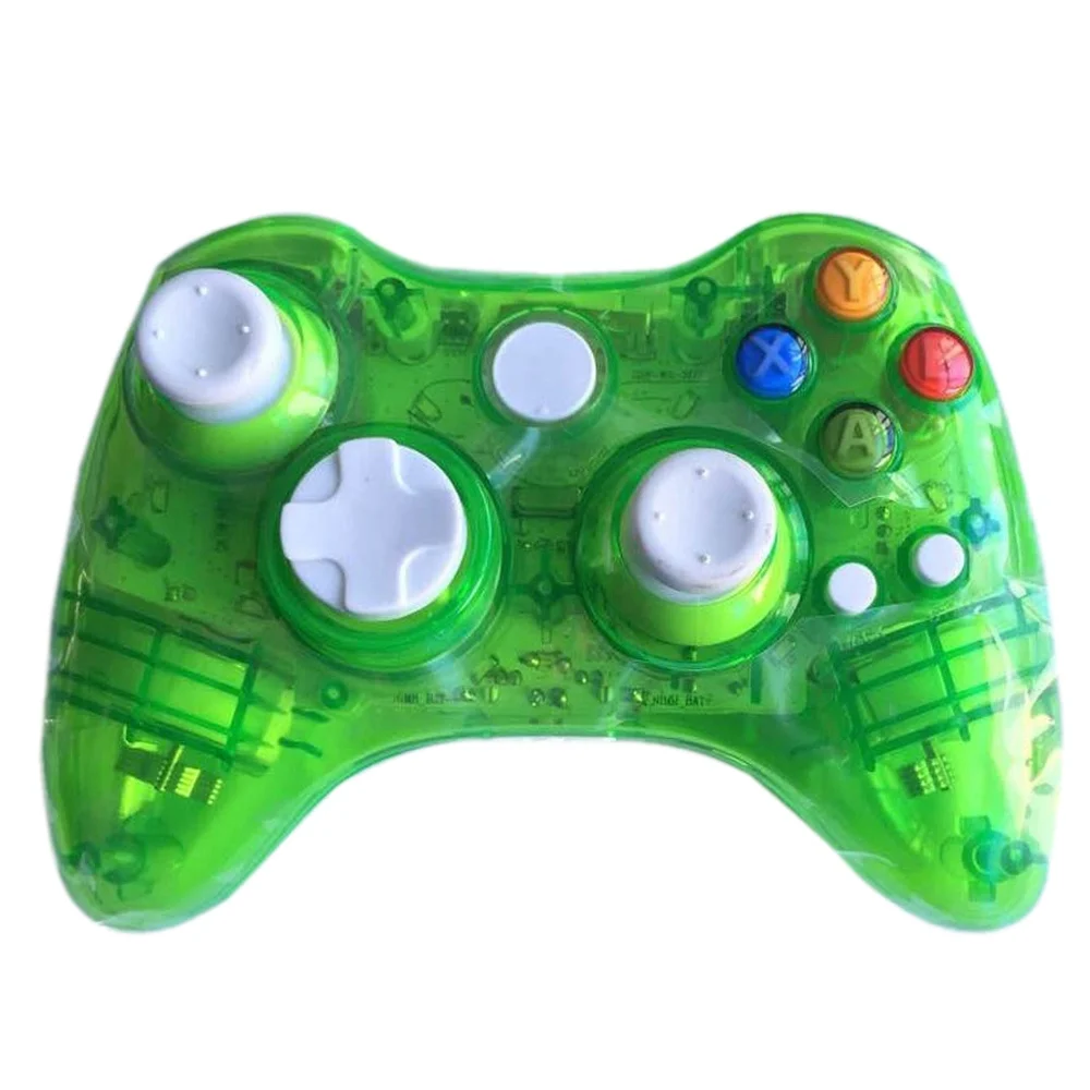 Для xbox360 беспроводной контроллер игровой контроллер геймпад джойстик с светодиодный подсветкой для microsoft для Xbox 360