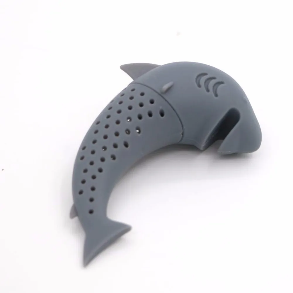 ZORASUN Cute Shark Tea Infuser термостойкий силиконовый свободный ситечко для чайных листьев